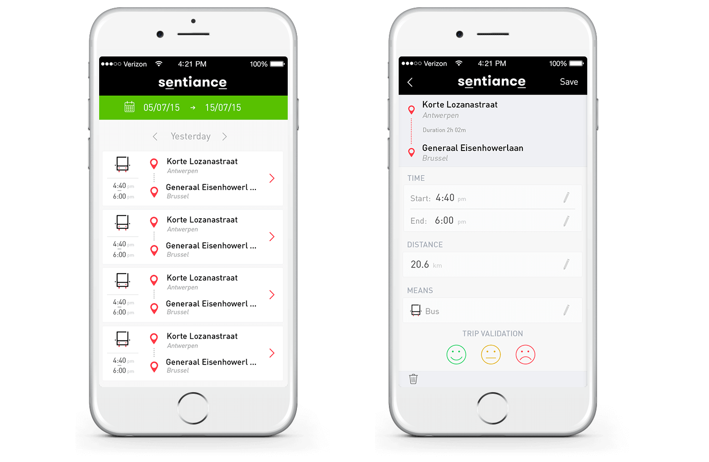 Sentiance Application